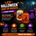 Halloween Candy Bag For Kids Scary Pumpkin Face